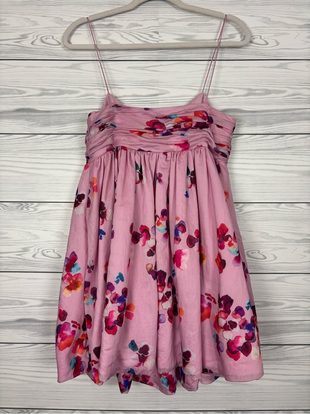 AMUR Kimberly floral sweetheart mini dress size 8 - Picture 6 of 6